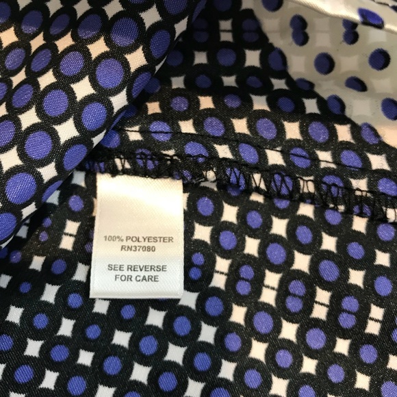 Cato Woman 26/28w blue short sleeve blouse - Picture 6 of 7